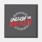 Unleahe _ Gym Mode Fitness Motivation Wer  Magneet (Voorkant)