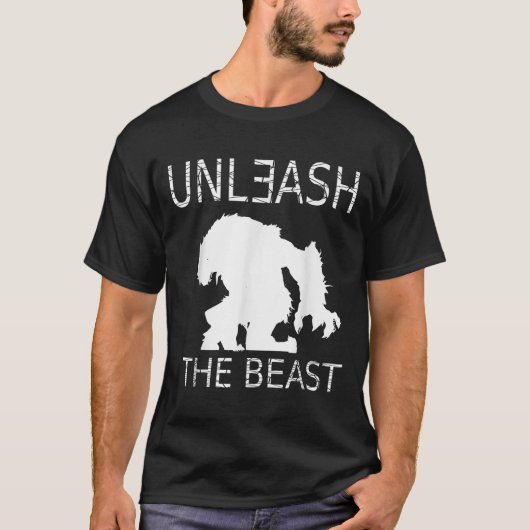 Unleahe Workout Motivation Gym Graphic  T-shirt (Voorkant)