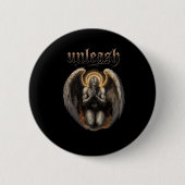 Unleash Fallen Angel Ronde Button 5,7 Cm (Voorkant)