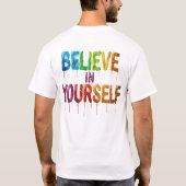 Unleash Potential – Motivational Word Art T-Shirt (Achterkant)