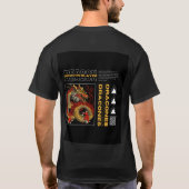 "Unleash the Beast: Best Design T-Shirt met Drago (Achterkant)