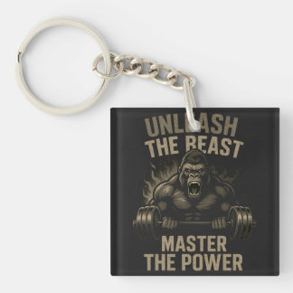 Unleash the Beast – Bodybuilding Power Muscle Gift Sleutelhanger