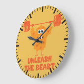 Unleash The Beast Gym Motivation Grote Klok (Hoek)