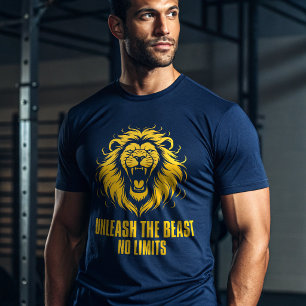 Unleash The Beast Leeuwen Gym T-Shirt – Savage Alp