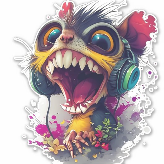 Unleash the Beast: Wild Ride Edition Sticker (Voorkant)