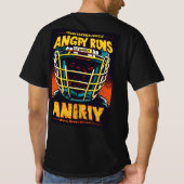Unleash the Fury - Angry Runs Football T-shirt (Achterkant)