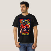 Unleash the Fury - Angry Runs Football T-shirt (Voorkant volledig)