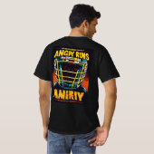 Unleash the Fury - Angry Runs Football T-shirt (Achterkant volledig)