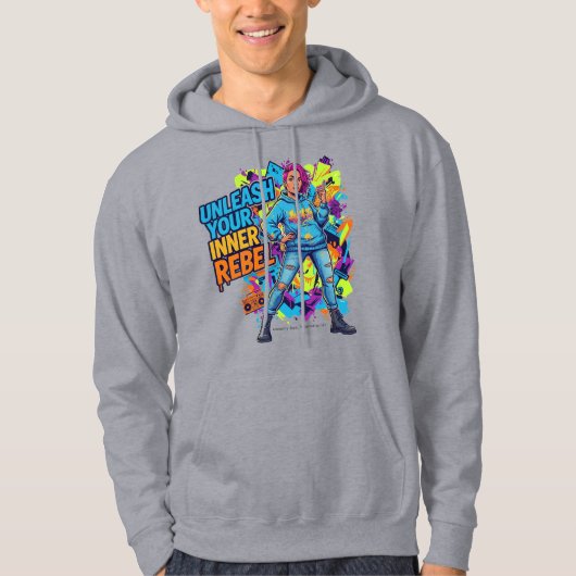 Unleash Your Inner Rebel - Hoodie - (Voorkant)