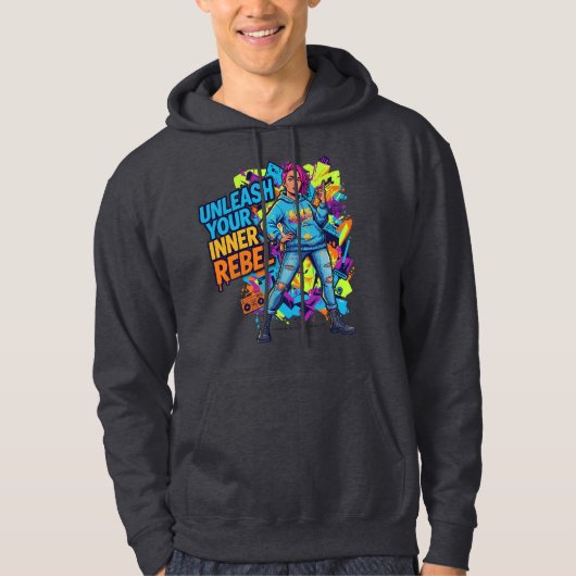 Unleash Your Inner Rebel - Hoodie -  (Voorkant)