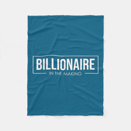 Unleash Your Tential User Billionaire In The Makin Fleece Deken (Voorkant)