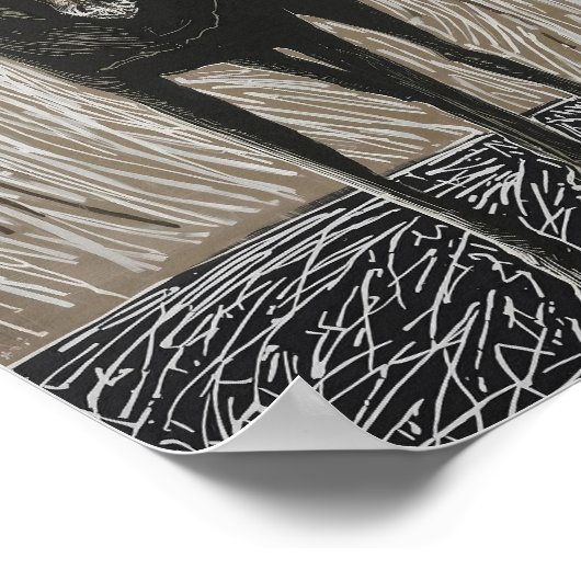 Unleashed Soul: Modern Expressionist Dog Art Poster (Hoek)