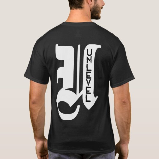 UNLEVEL Design #4 T-shirt (Achterkant)