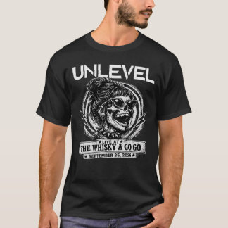 UNLEVEL live in de WHISKY (Kip) T-shirt