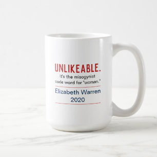 Unlikable Woman Pro-Elizabeth Warren 2020 Koffiemok