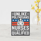 Unlike Liticians Nurses Need To Be Qualified Sarca Kaart (Gele Bloem)