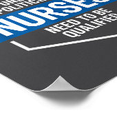 Unlike Liticians Nurses Need To Be Qualified Sarca Poster (Hoek)