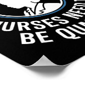 Unlike Liticians Nurses Need To Be Qualified Sarca Poster (Hoek)