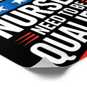 Unlike Liticians Nurses Need To Be Qualified Sarca Poster (Hoek)