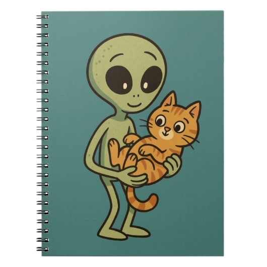 Unlikely Intergalactic Friends Notitieboek (Voorkant)