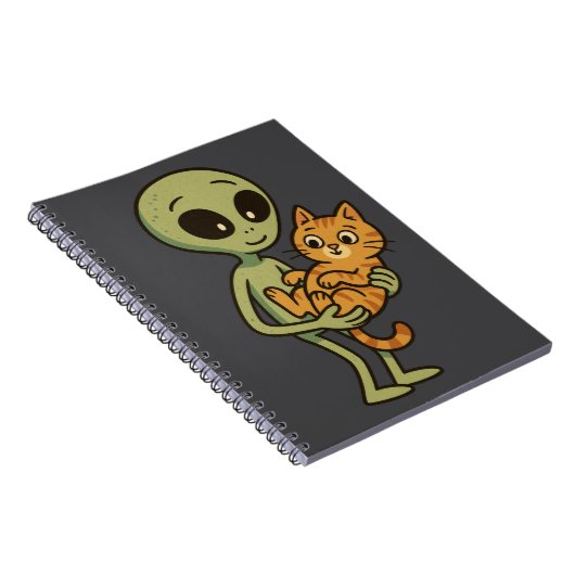 Unlikely Intergalactic Friends Notitieboek (Rechterzijde)