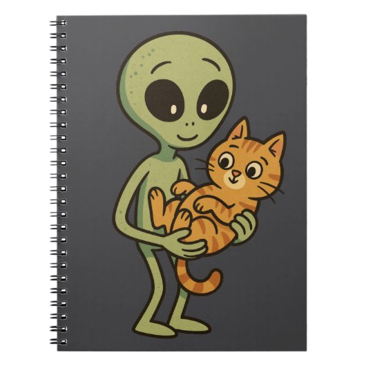 Unlikely Intergalactic Friends Notitieboek (Voorkant)