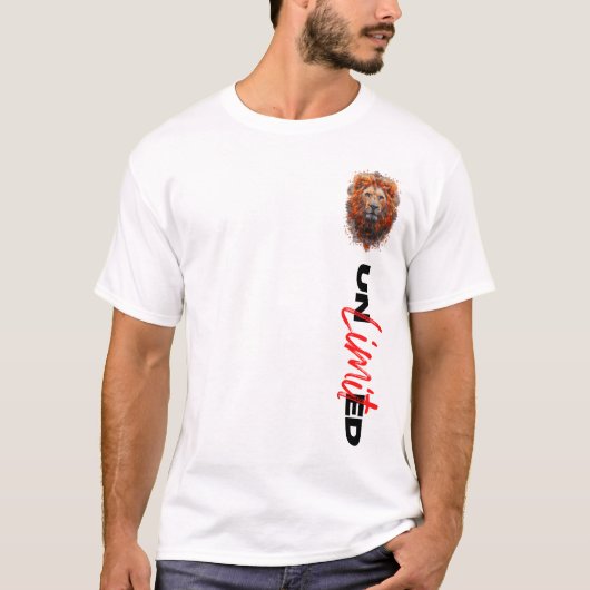 Unlimited Lion Regular T-shirt (Voorkant)