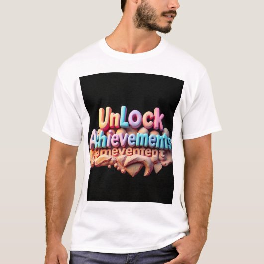 Unlock Achievement Grafisch T-shirt (Voorkant)