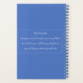 Unlock Your Thoughts | Minimal Journal - Blue Notitieboek (Achterkant)