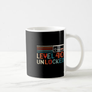 Unlocked Level 40 Birthday Boy Video Game Controll Koffiemok