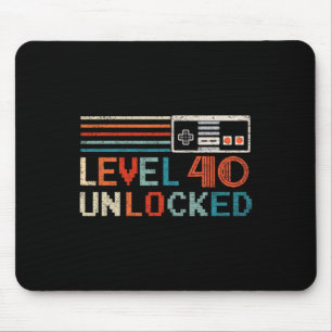 Unlocked Level 40 Birthday Boy Video Game Controll Muismat