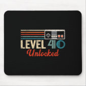 Unlocked Level 40 Birthday Boy Video Game Controll Muismat (Voorkant)