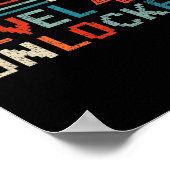 Unlocked Level 40 Birthday Boy Video Game Controll Poster (Hoek)