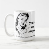 Unlucky Thinker Funny Mug Koffiemok (Links)