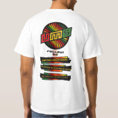 UnMatchedStrains Witte T-Shirt 1 Volwassen Manneli (Achterkant)