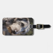 Unmpressed Majesty: The Wolfhounds Stoic Gaze (De  Bagagelabel (Voorkant horizontaal)