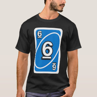 Uno Halloween Blue 6 kaart T-shirt