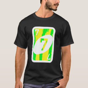 Uno Lover 7 Kaarten Kostuum Halloween Matchi T-shirt