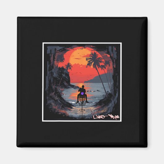 Uno Mas - Disc Golf  Magneet (Voorkant)