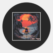 Uno Mas - Disc Golf  Ronde Sticker (Voorkant)