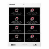 UNO Mavericks Afstuderen Etiket (Full Sheet)