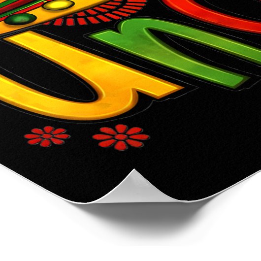 Uno Mijn eerste Mexicaanse verjaardag Cinco de May Poster (Hoek)