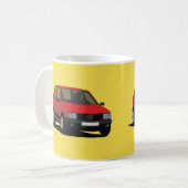 Uno Mille Turbo - twee afbeeldingen KoffieMok (Voorkant links)