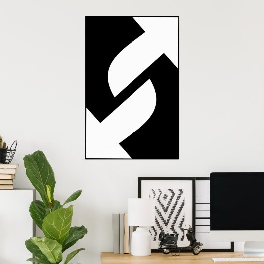 Uno - omgekeerd poster (Thuiskantoor)