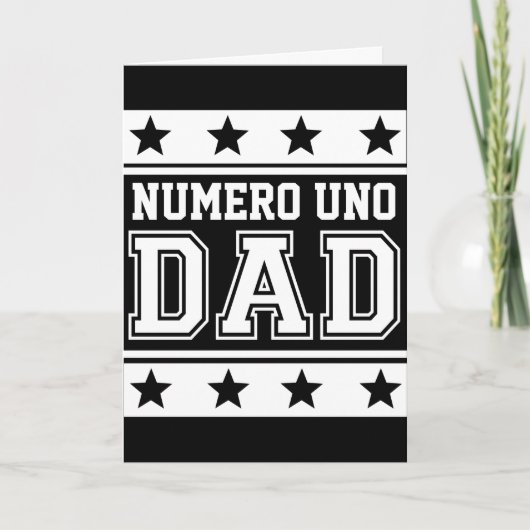 Uno van Numero Papa Kaart (Voorkant)