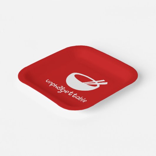 Unphở gettable Bandana Papieren Bordje (Gebogen)