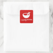 Unphở gettable Square Sticker (Tas)