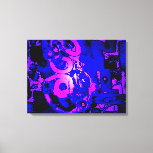 "UnPhysical Graffitti: Spooky", omgepakt Canvas Afdruk (Voorkant)