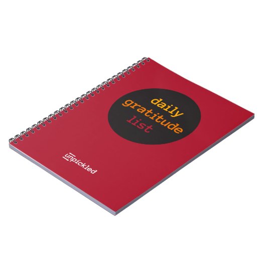 UnPicked Gratitude Journal Notitieboek (Linkerzijde)