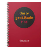 UnPicked Gratitude Journal Notitieboek (Voorkant)